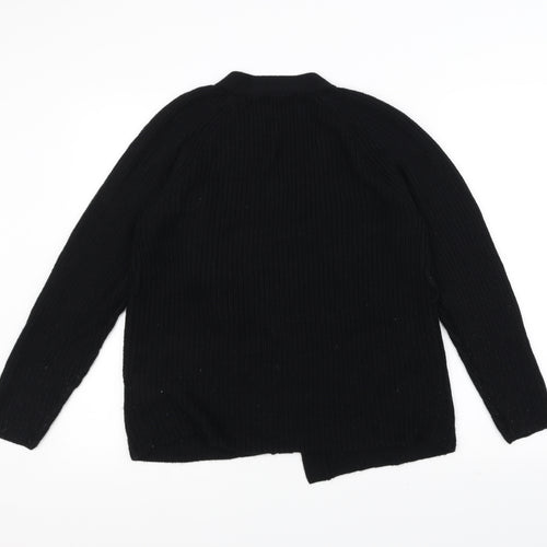 Brave Soul Womens Black  Knit Jacket Coatigan Size S