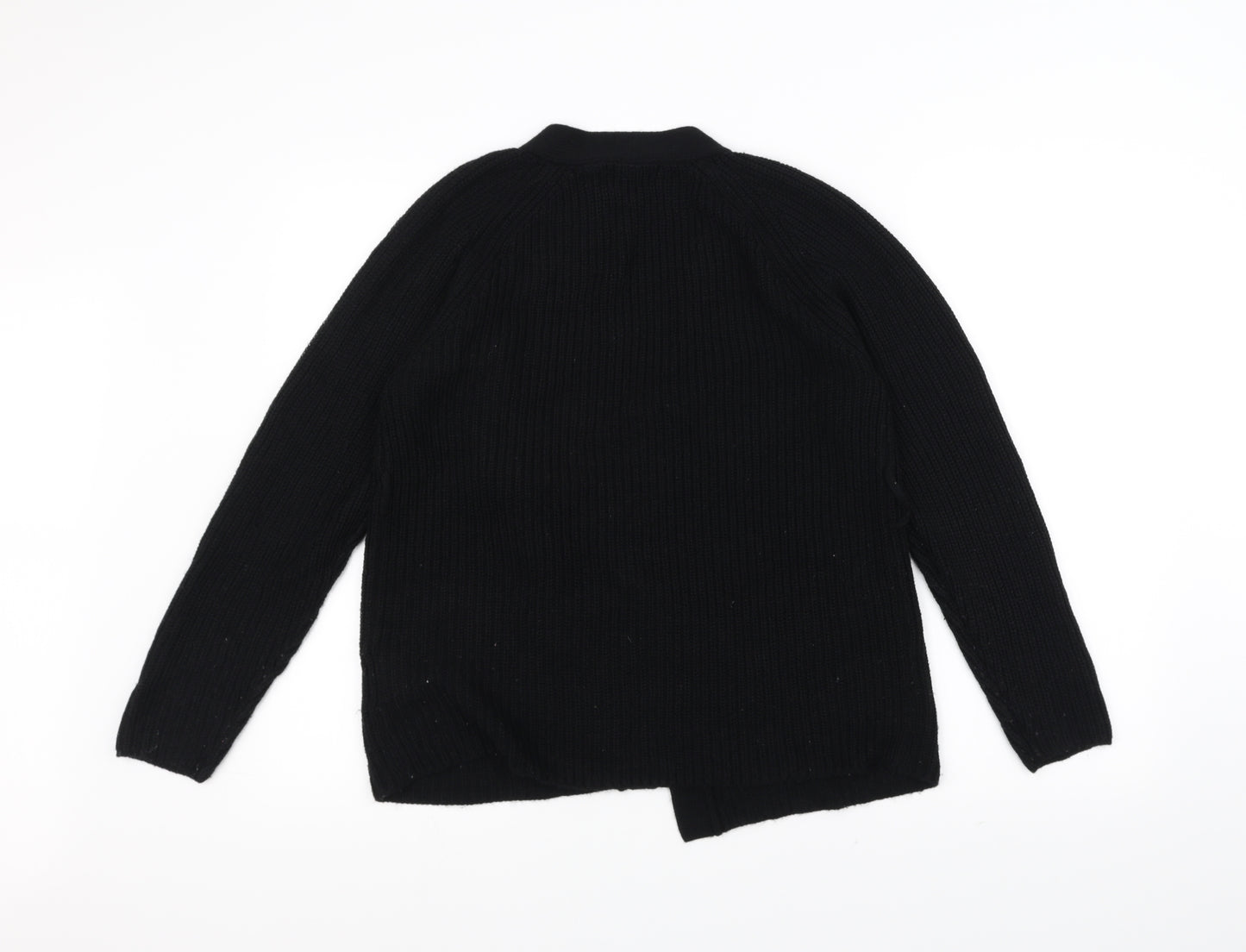 Brave Soul Womens Black  Knit Jacket Coatigan Size S
