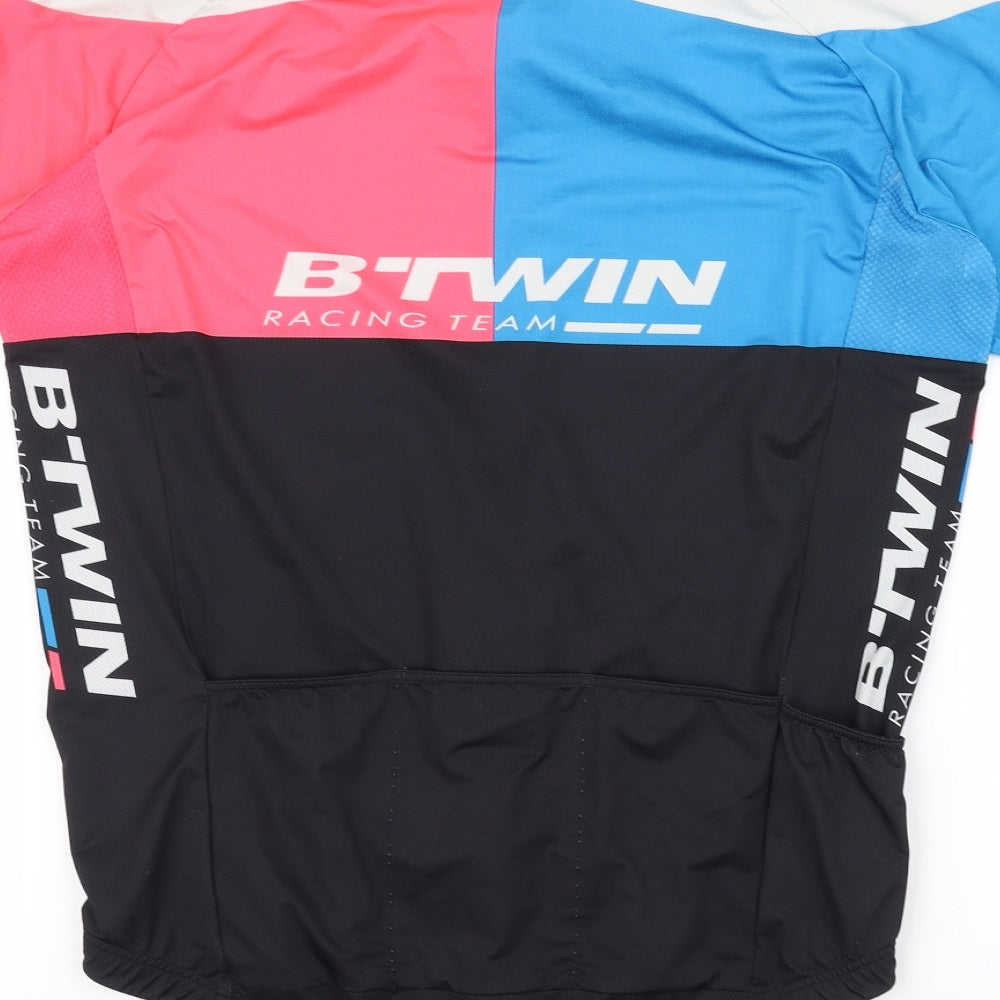 DECATHLON Womens Black   Basic T-Shirt Size M