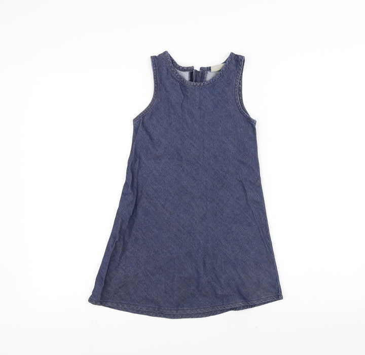 NEXT Girls Blue  Denim A-Line  Size 7 Years