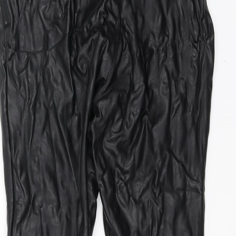 Topshop Womens Black   Trousers  Size 14 L29 in