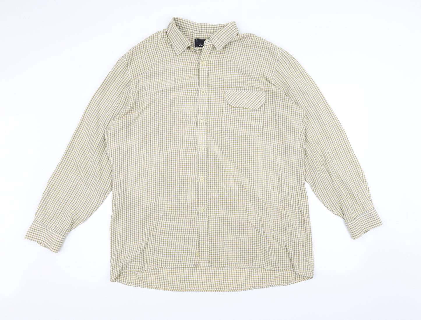 Preworn Mens Brown    Dress Shirt Size 16.5