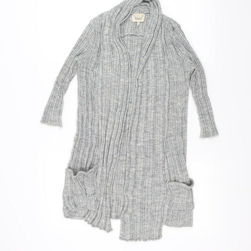 River Island Womens Grey   Jacket Coatigan Size 8