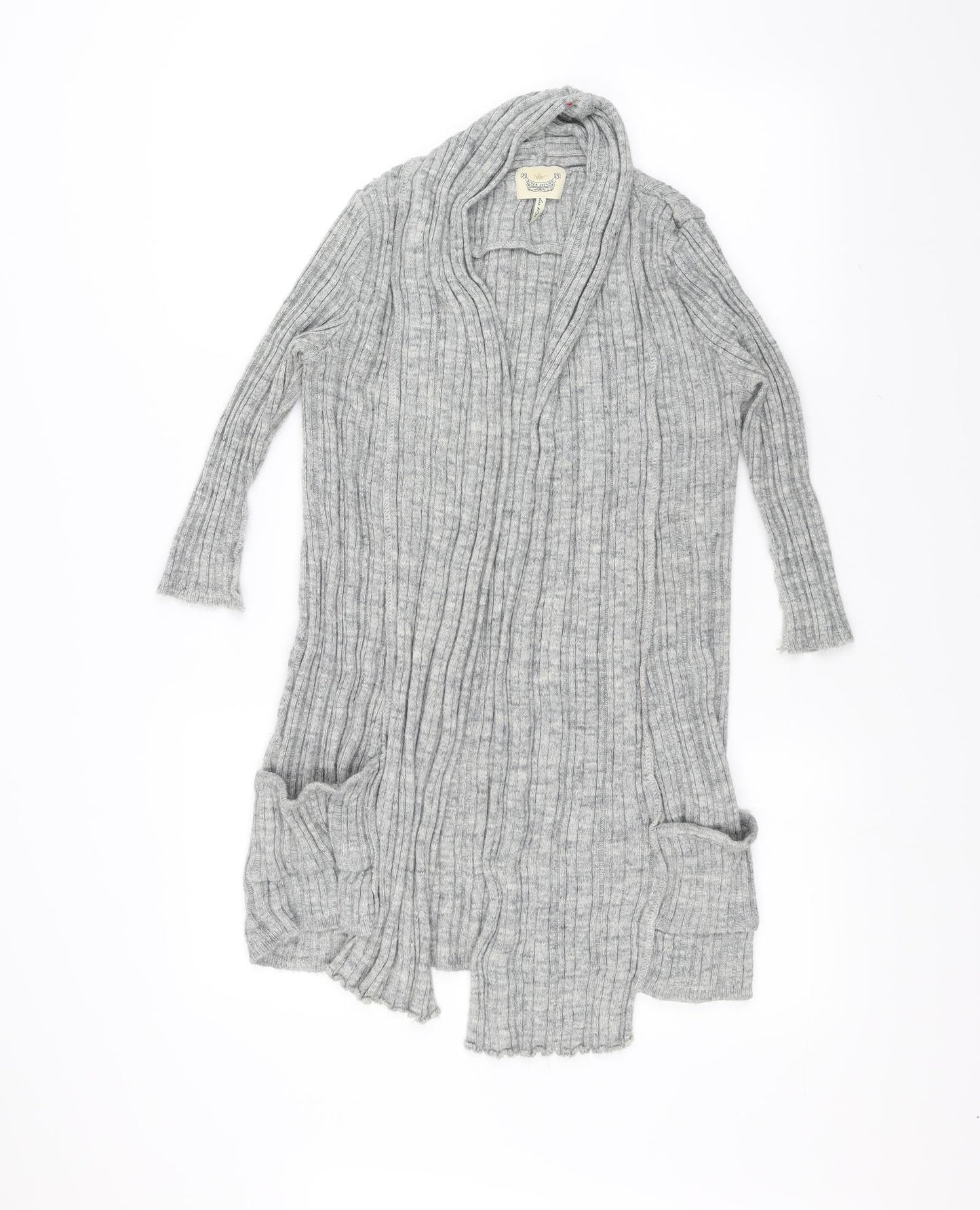 River Island Womens Grey   Jacket Coatigan Size 8