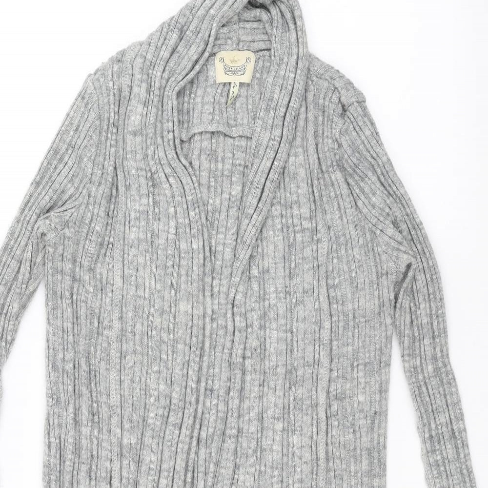 River Island Womens Grey   Jacket Coatigan Size 8