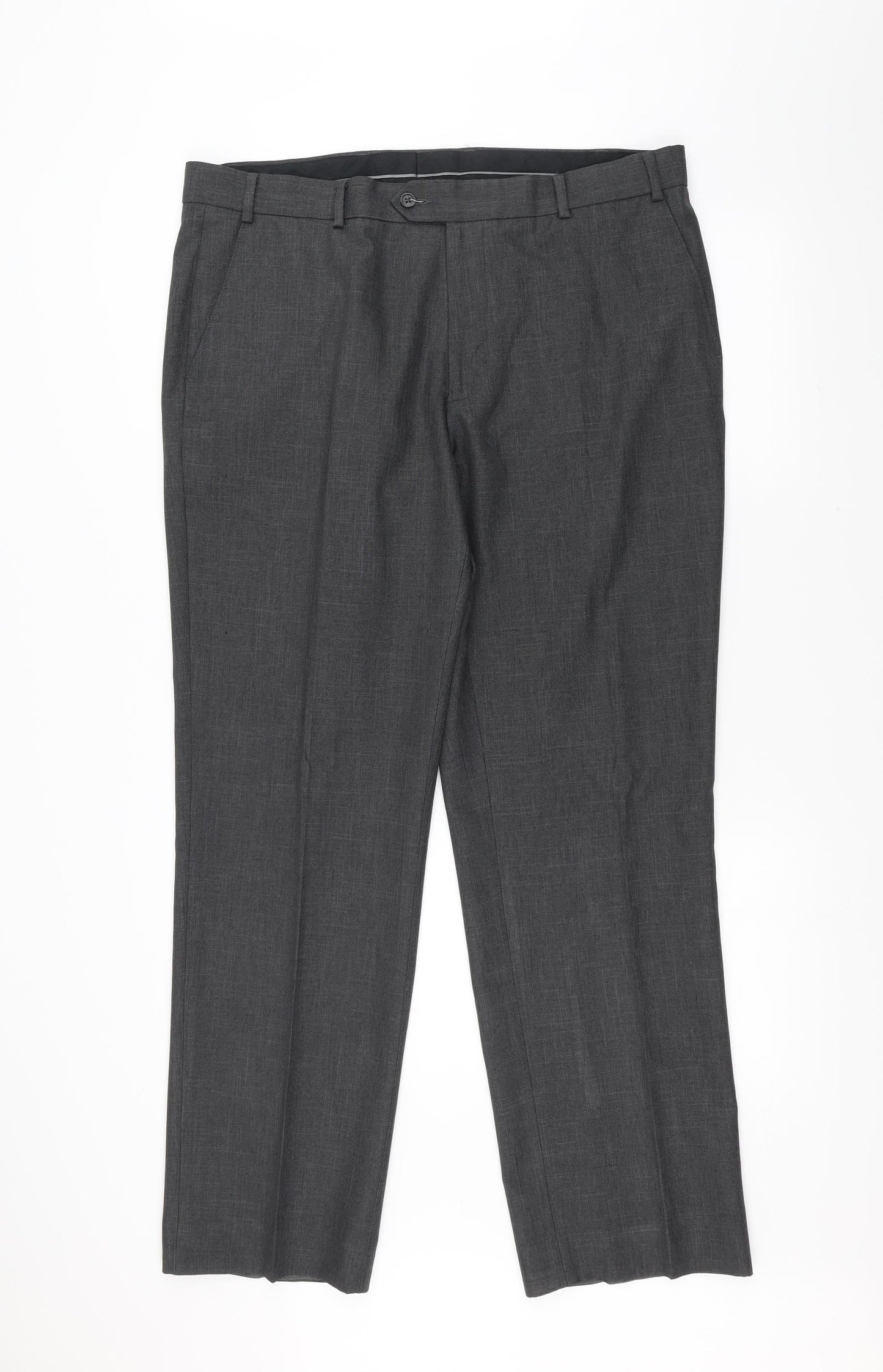F&F Mens Grey   Trousers  Size 38 L30 in