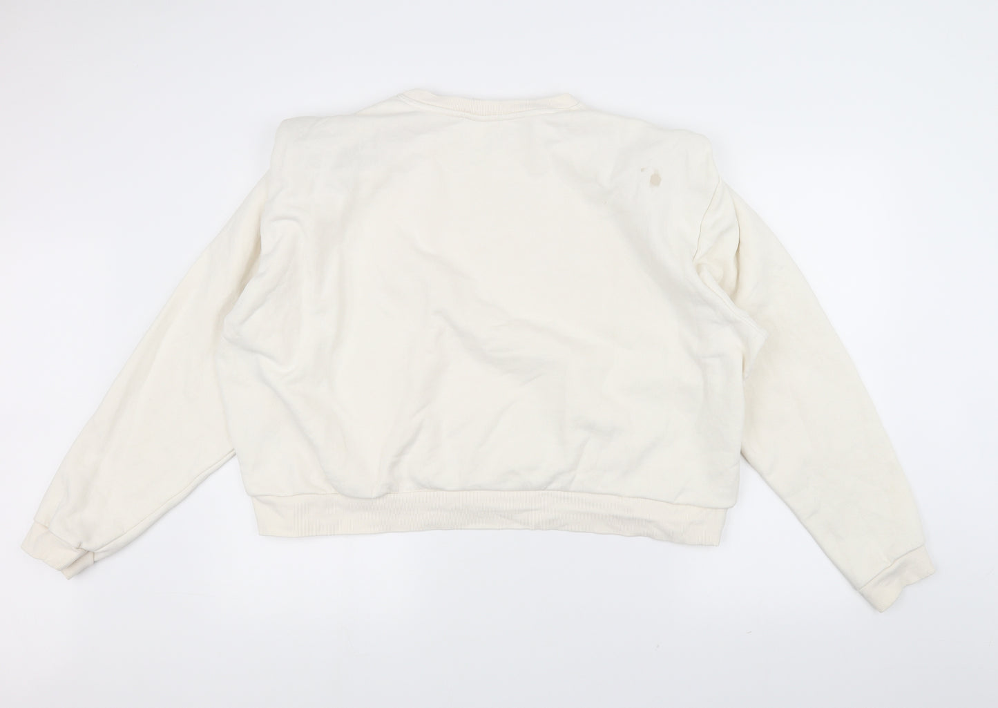 H&M Womens White   Pullover Jumper Size XL