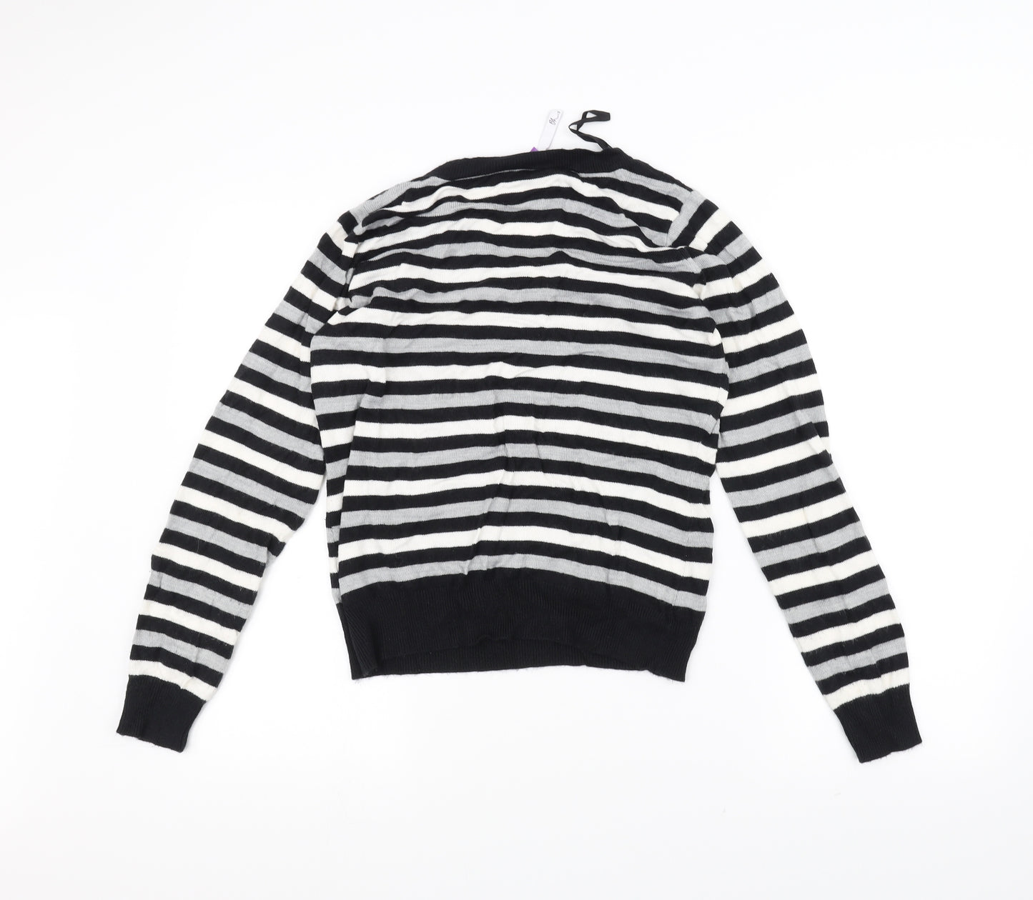 BHS Womens Blue Striped  Pullover Jumper Size 10