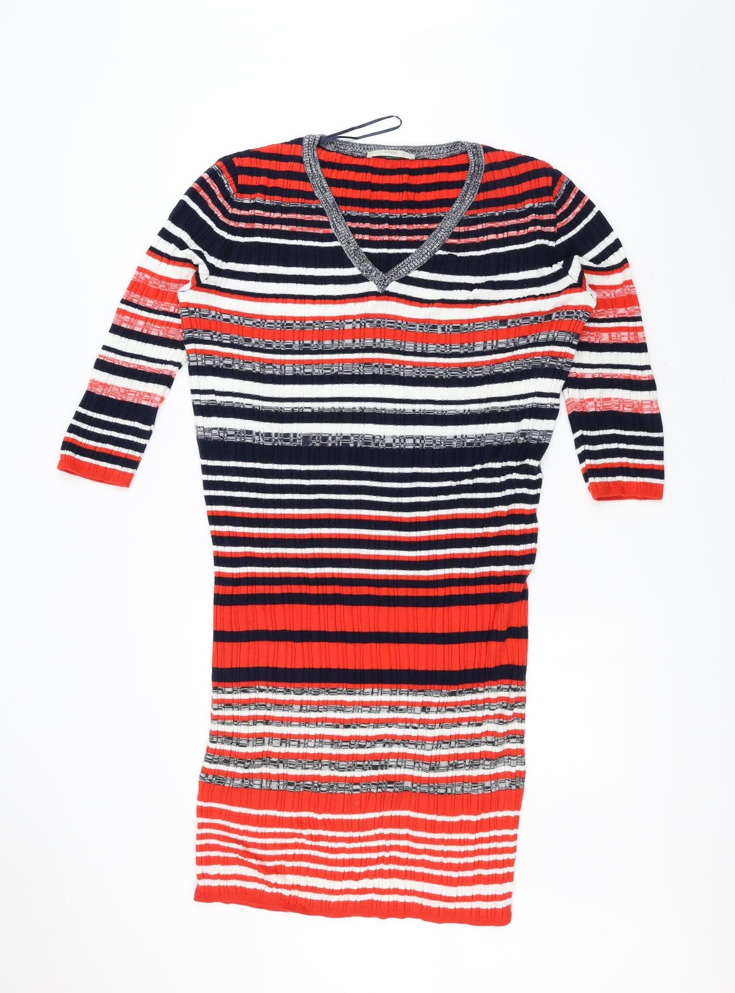George Womens Red Striped  Pencil Dress  Size 16