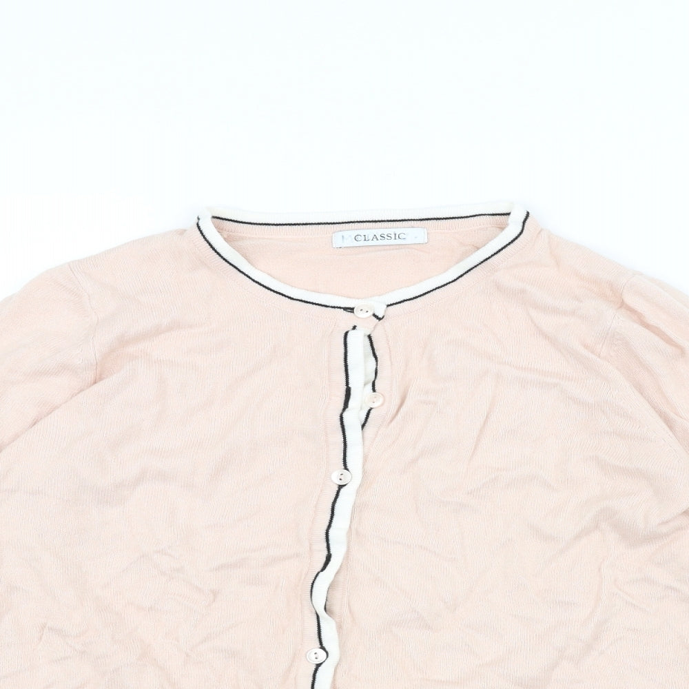 Marks and Spencer Womens Pink   Cardigan Jumper Size 12