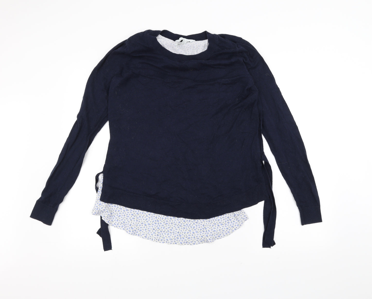 H&M Womens Blue   Pullover Jumper Size S