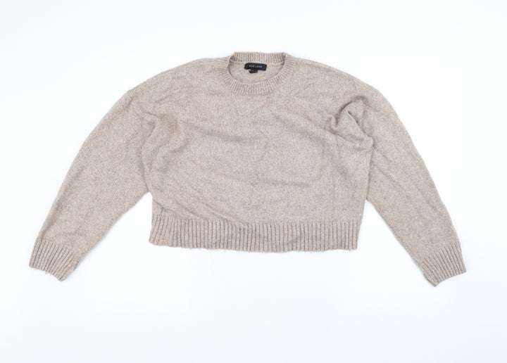 New Look Womens Brown Pullover Jumper Size L
