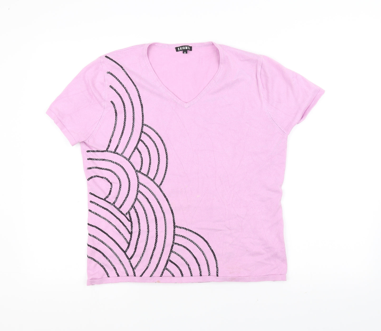casamia Womens Pink   Basic T-Shirt Size M