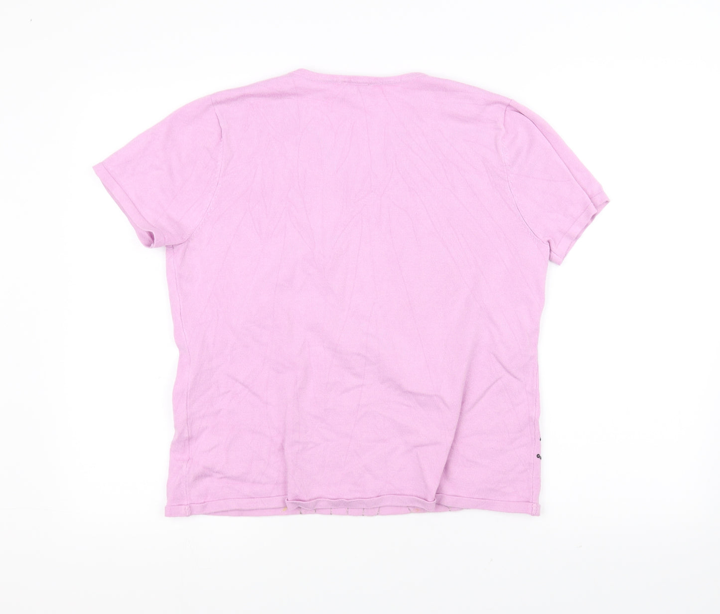 casamia Womens Pink   Basic T-Shirt Size M