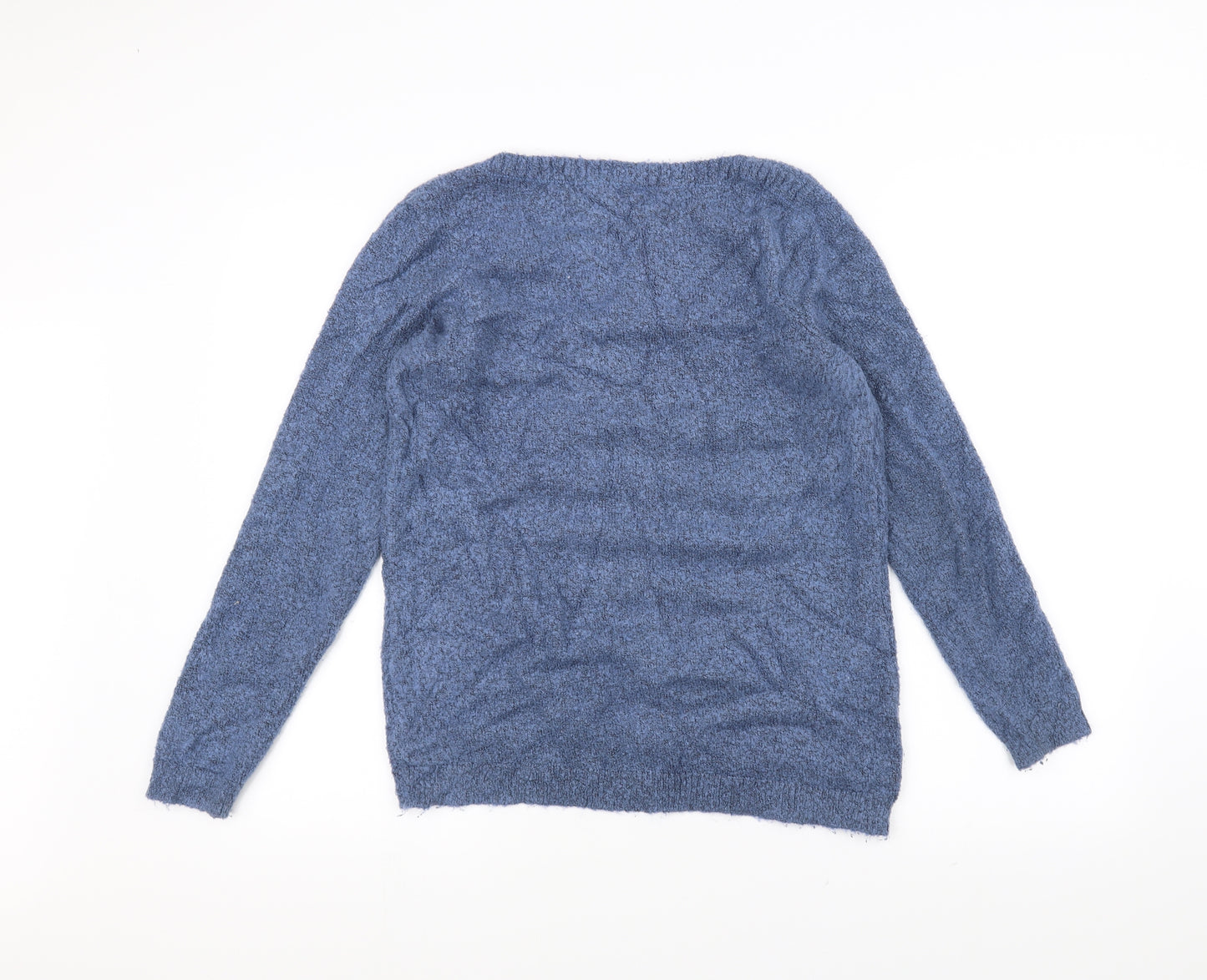 Bonmarché Womens Blue  Knit Pullover Jumper Size S