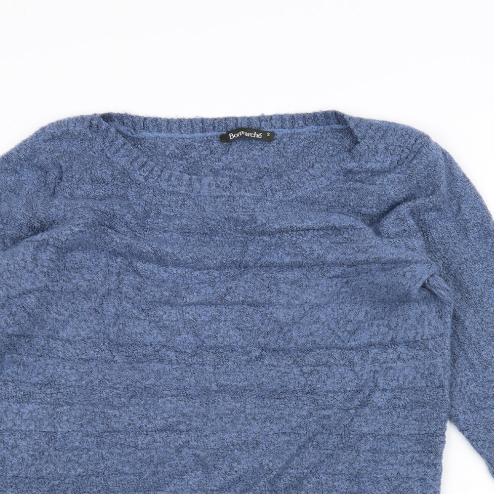 Bonmarché Womens Blue  Knit Pullover Jumper Size S