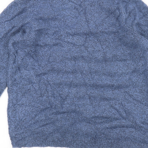 Bonmarché Womens Blue  Knit Pullover Jumper Size S