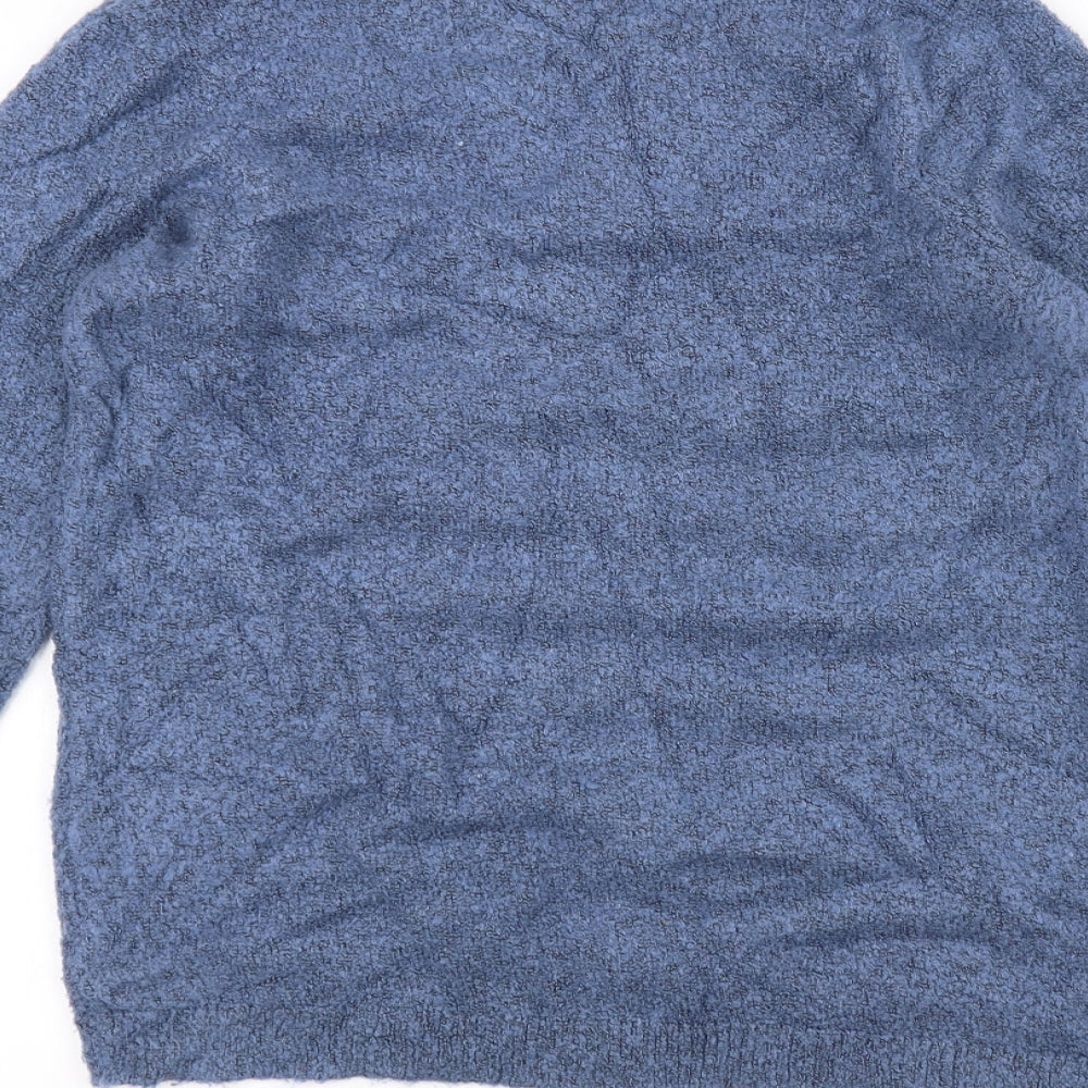 Bonmarché Womens Blue  Knit Pullover Jumper Size S