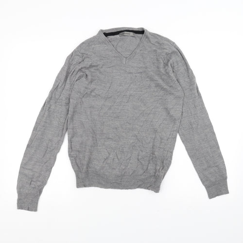 Cedar Wood State Mens Grey  Knit Pullover Jumper Size S