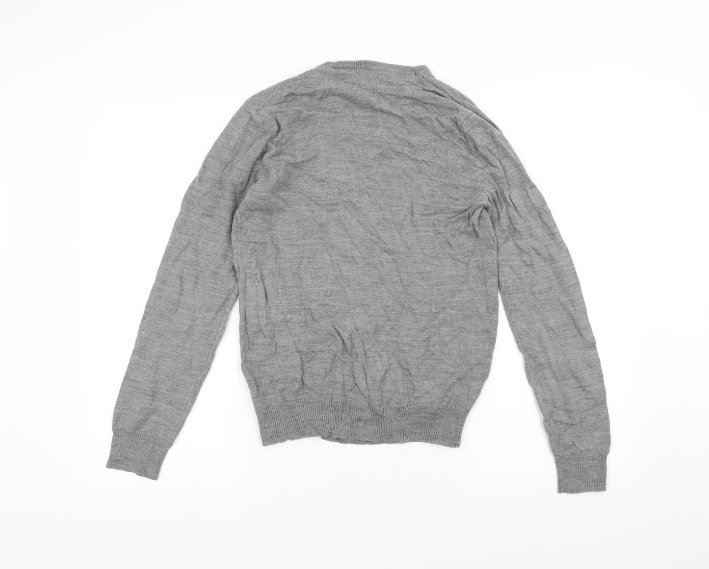 Cedar Wood State Mens Grey  Knit Pullover Jumper Size S