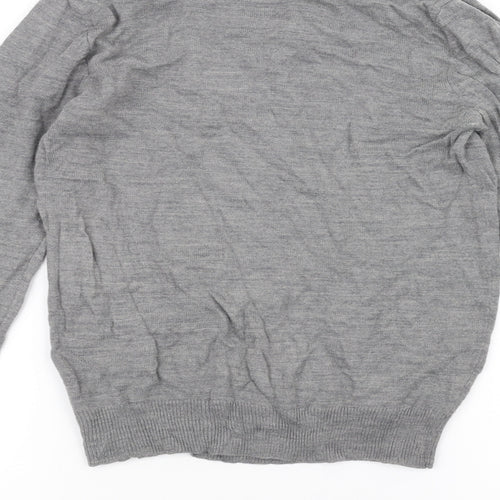 Cedar Wood State Mens Grey  Knit Pullover Jumper Size S