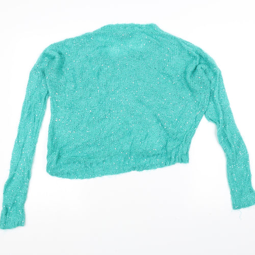 live change Womens Blue  Knit Pullover Jumper Size L