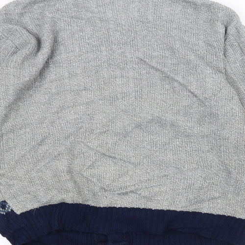 Bellisimo Womens Grey  Knit Jacket Coat Size M