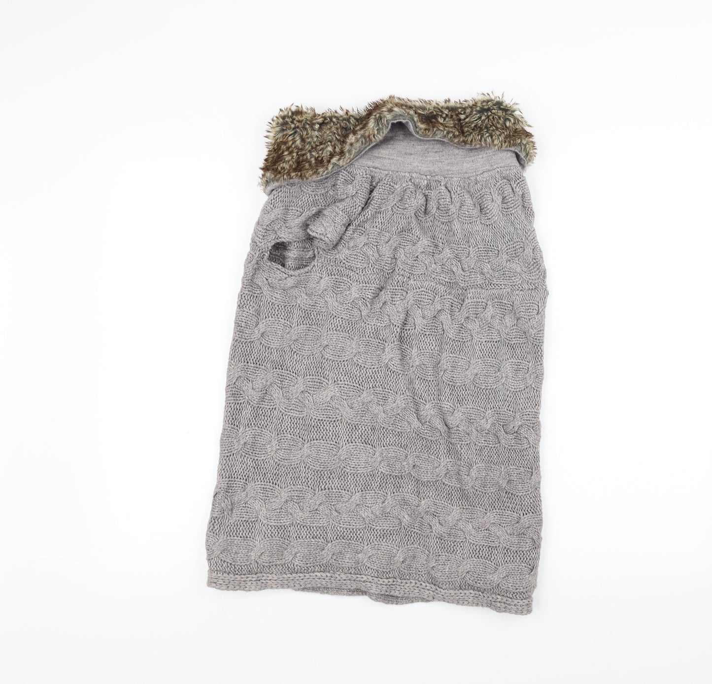 Zara Womens Grey  Knit Jacket  Size S