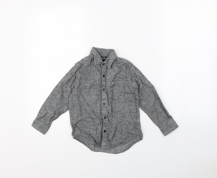 NEXT Girls Grey   Basic Button-Up Size 5 Years