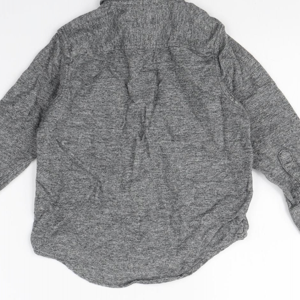 NEXT Girls Grey   Basic Button-Up Size 5 Years