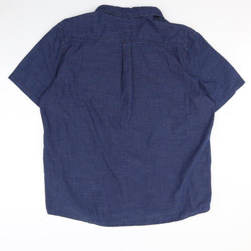 George Mens Blue    Dress Shirt Size 3XL