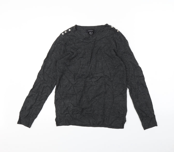 Atmosphere Womens Grey   Pullover Jumper Size 10