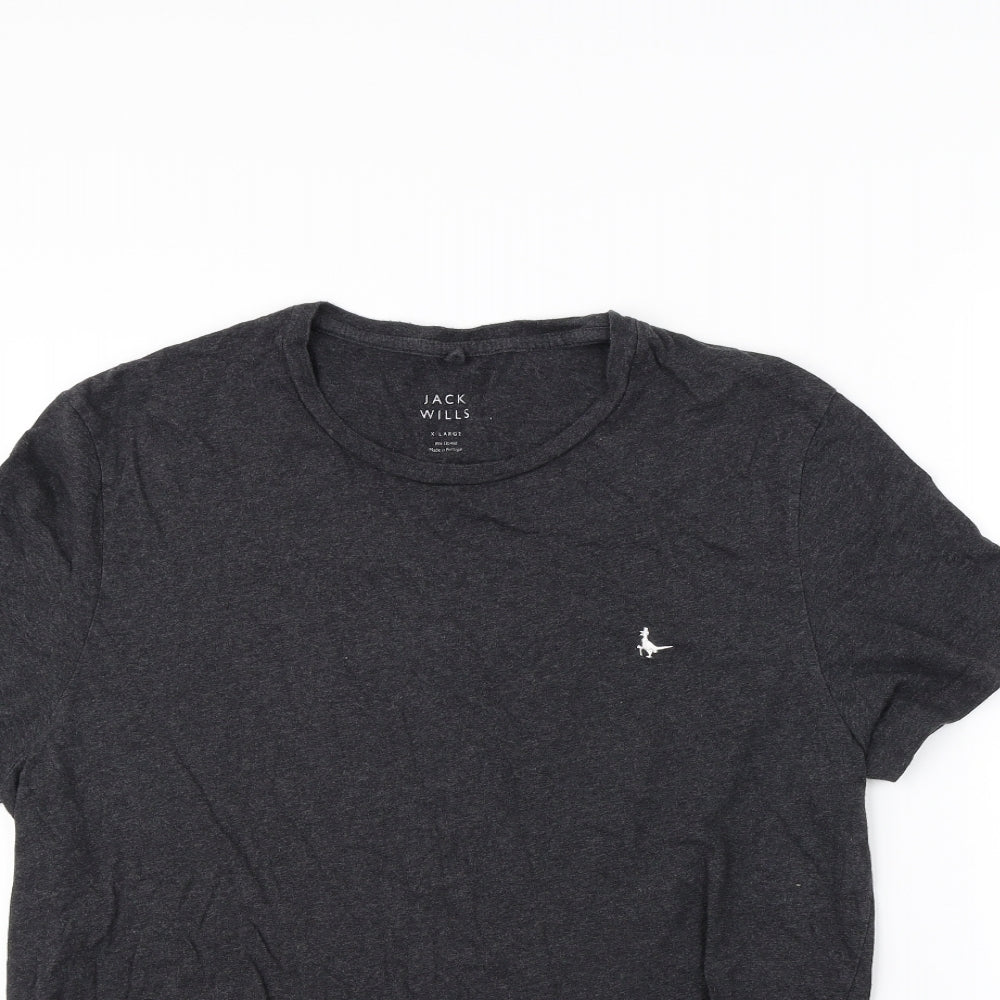 JACK Mens Grey    T-Shirt Size XL