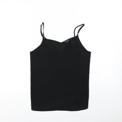 River Island Womens Black   Basic Tank Size 8