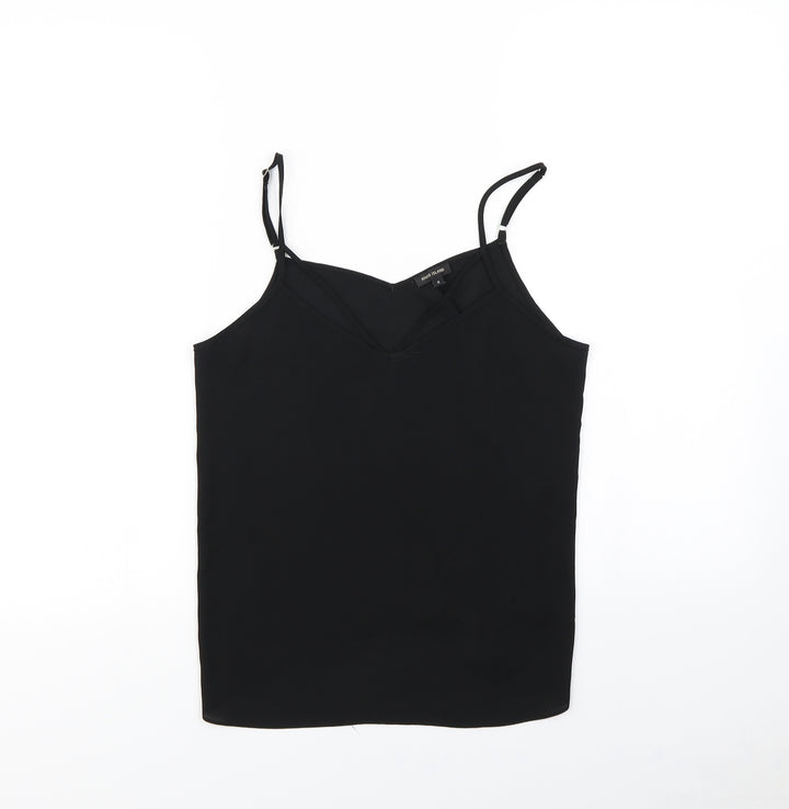 River Island Womens Black   Basic Tank Size 8