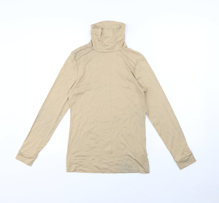 m&S Womens Beige   Pullover Sweatshirt Size 8