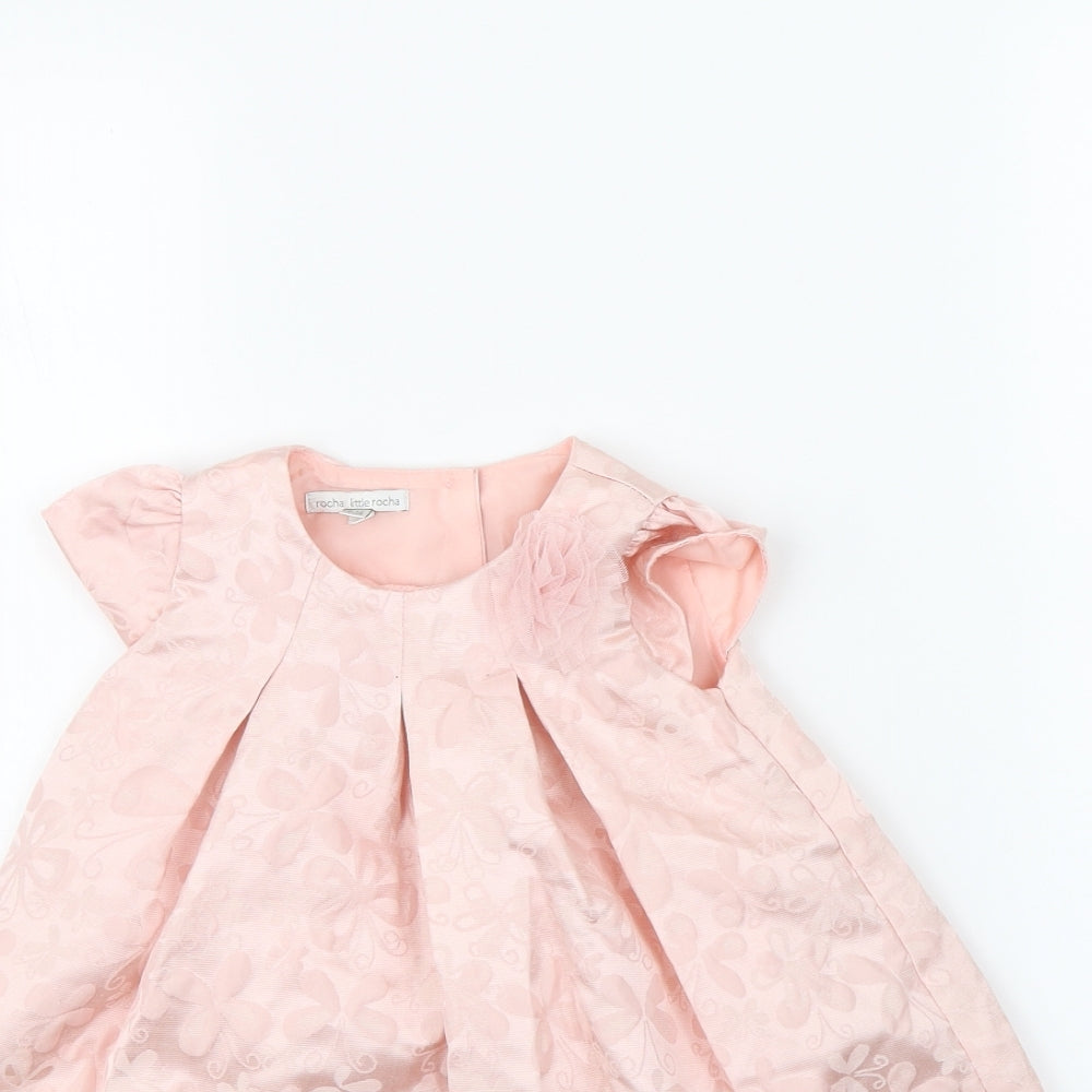 Rocha John Rocha Girls Pink   Fit & Flare  Size 9-12 Months