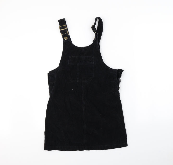 Denim & Co. Womens Black Pinafore/Dungaree Dress Size 6