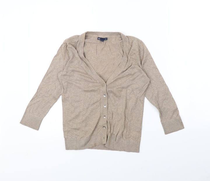 Gap Womens Brown Cardigan Jumper Size XS