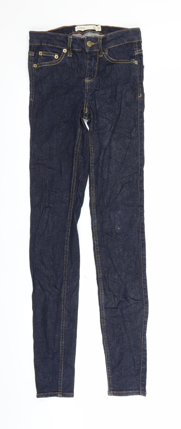 Gina Tricot Womens Blue Denim Jegging Jeans Size 6 L30 in