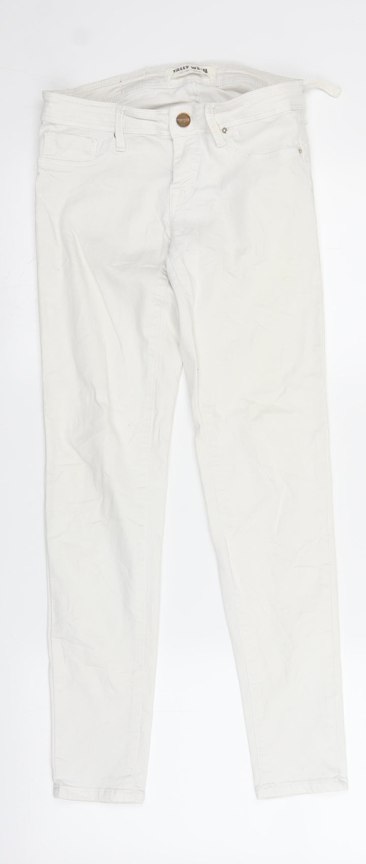 TALLY WEiJL Womens White Denim Jegging Jeans Size 8 L26 in