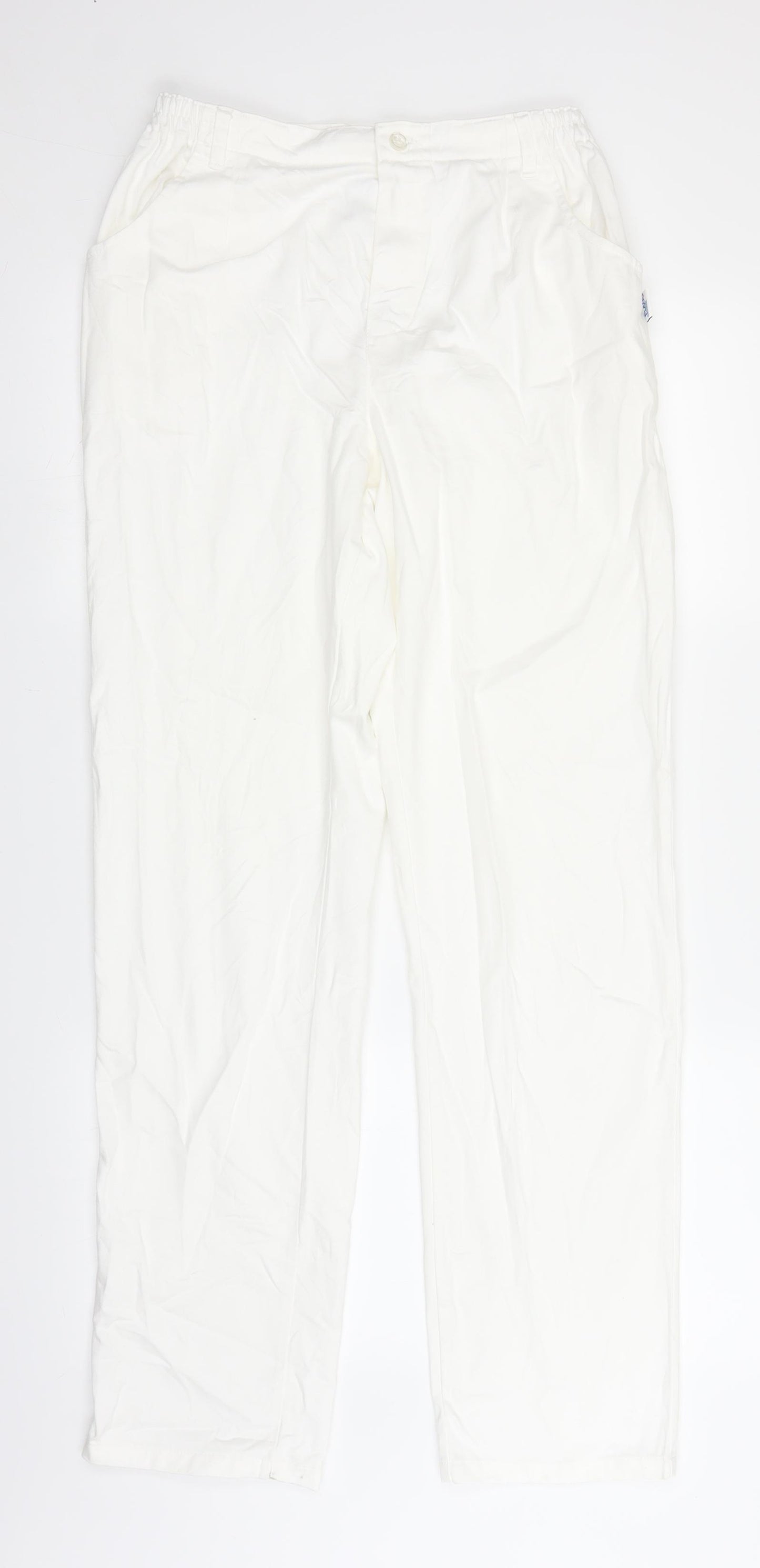 Plagg Womens White   Trousers  Size M L30.5 in