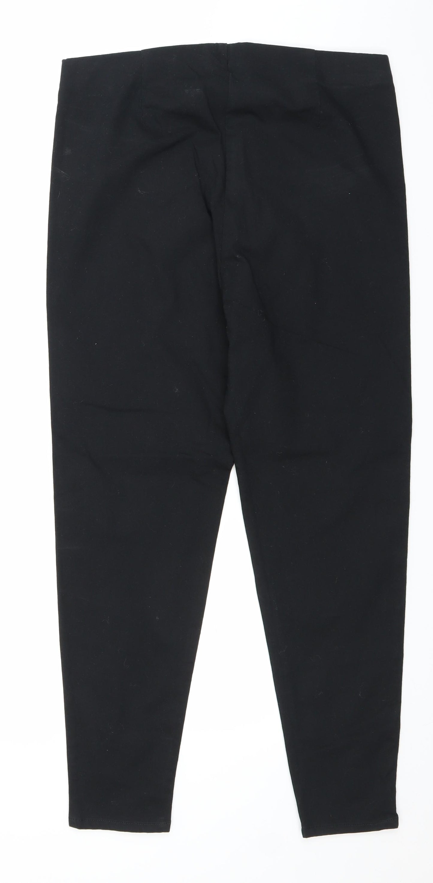 George Womens Black   Trousers  Size 16 L27 in