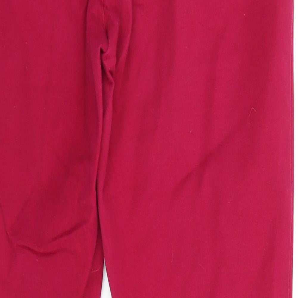 Gap Womens Pink  Denim Straight Jeans Size 10 L24 in
