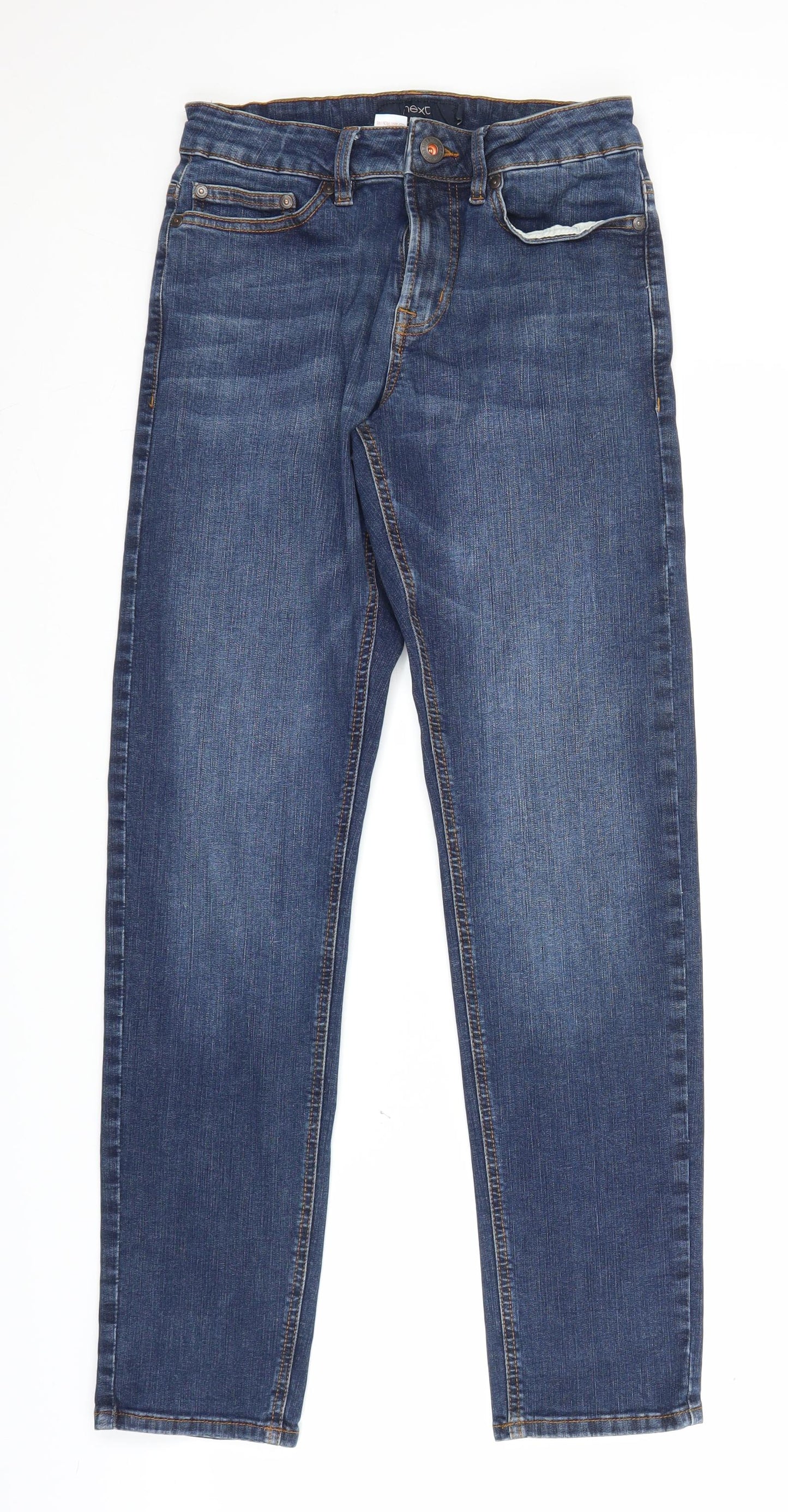 NEXT Womens Blue  Denim Straight Jeans Size 28 in L29 in