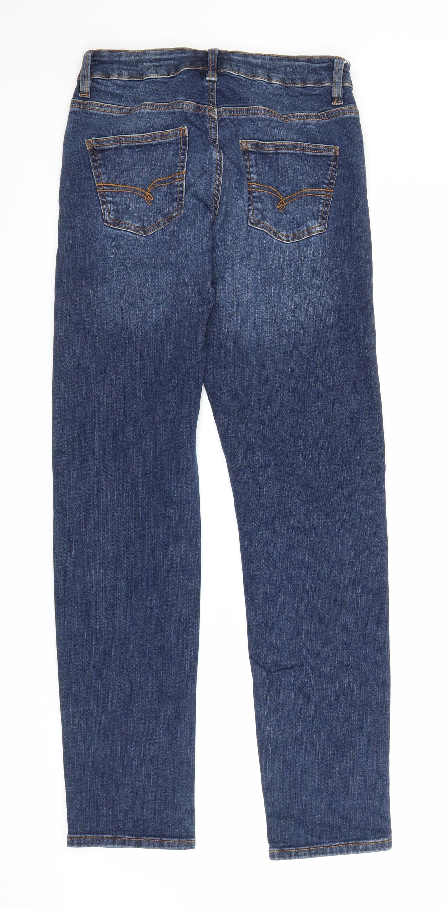 NEXT Womens Blue  Denim Straight Jeans Size 28 in L29 in