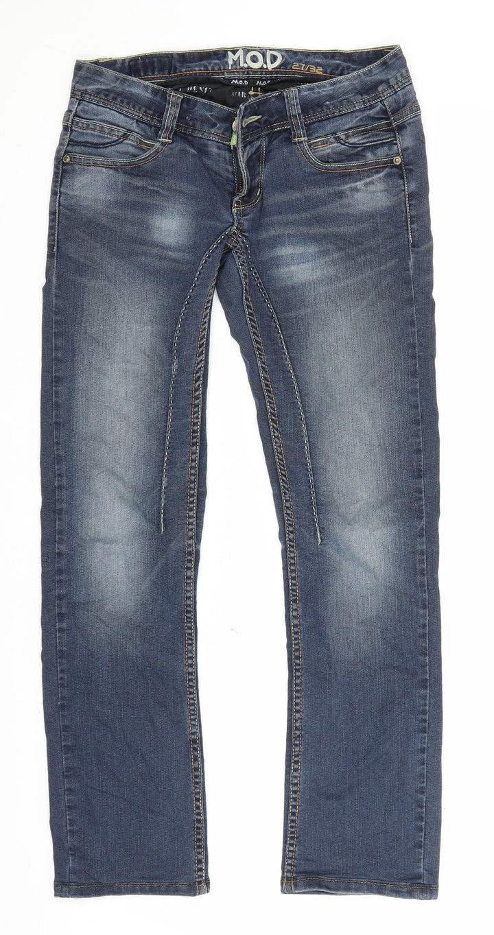 Mod Womens Blue  Denim Skinny Jeans Size 30 L28 in