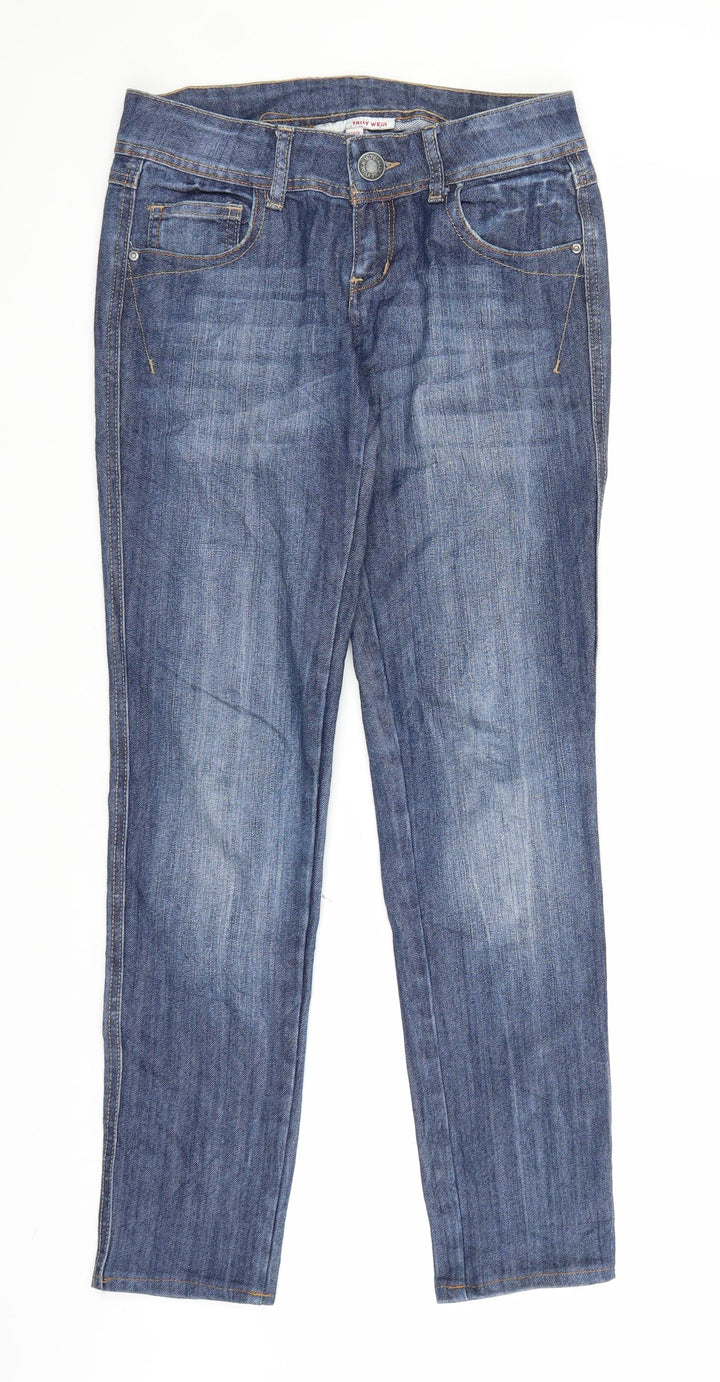 TALLY WEiJL Womens Blue  Denim Straight Jeans Size 29 in L28.5 in