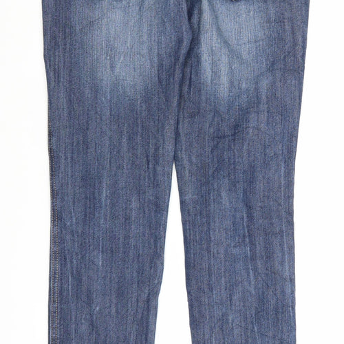 TALLY WEiJL Womens Blue  Denim Straight Jeans Size 29 in L28.5 in