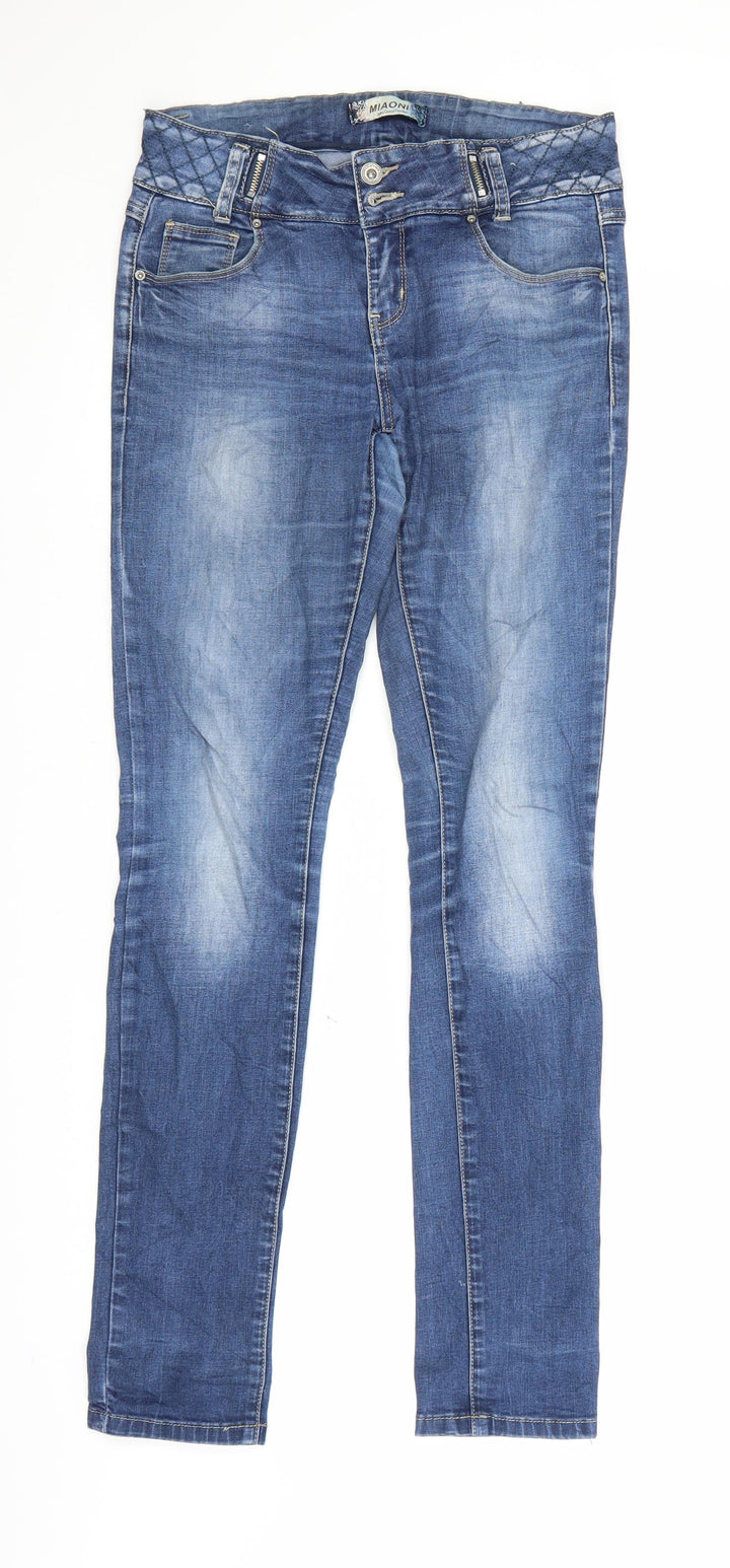 Miaoni Womens Blue Denim Straight Jeans Size 29 in L30 in